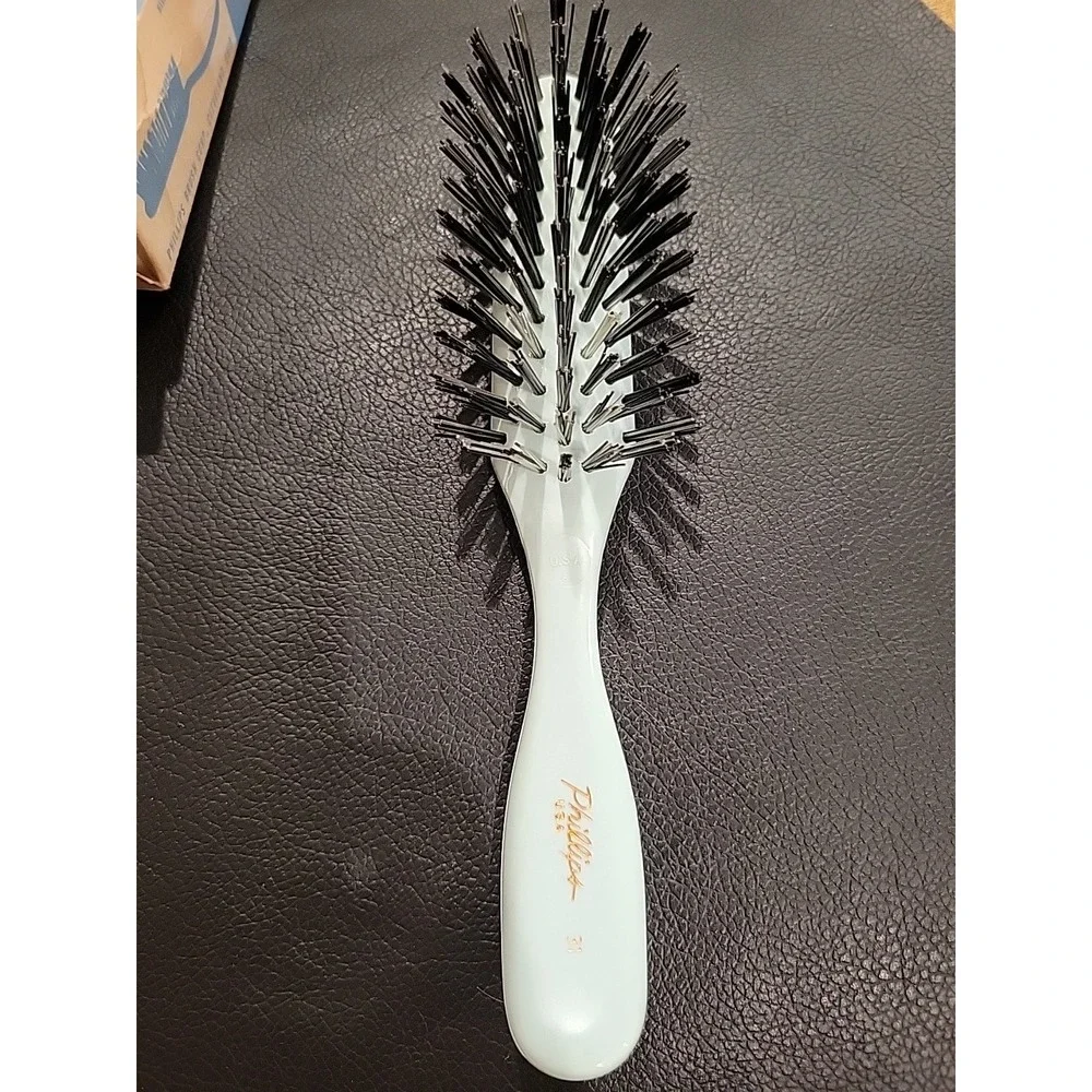 Vintage Phillips Brush‎ 31 Nylon Bristles Hair Brush 7 Row Style Brush Teasing